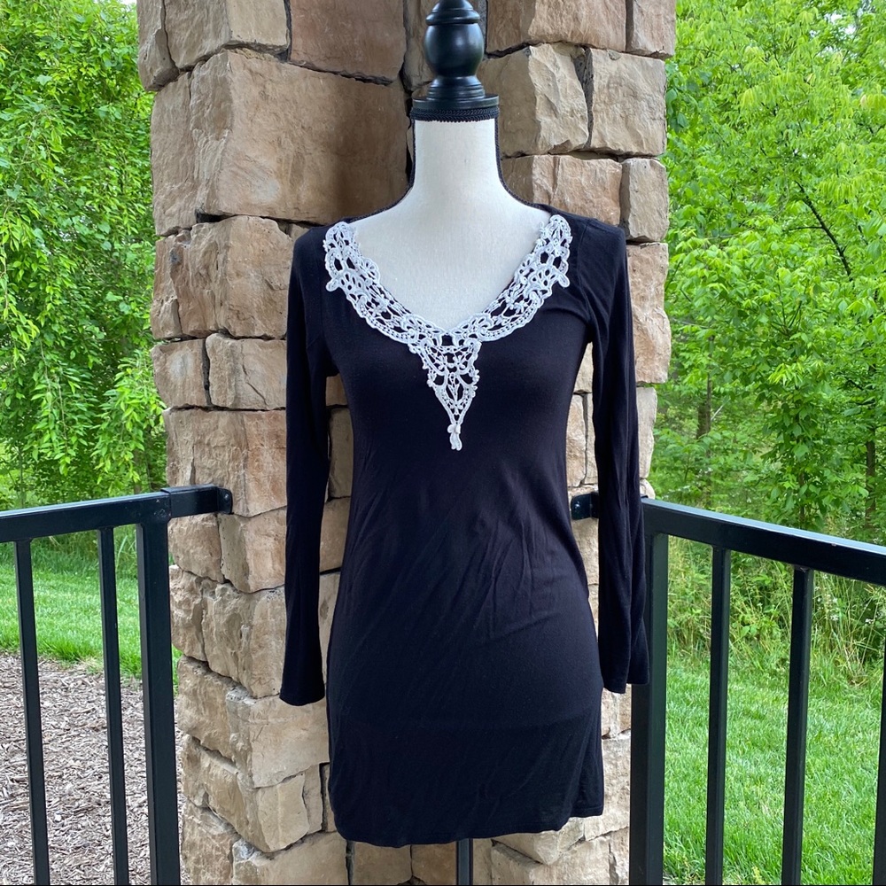 Black Fashion Top Maternity Pink Blush